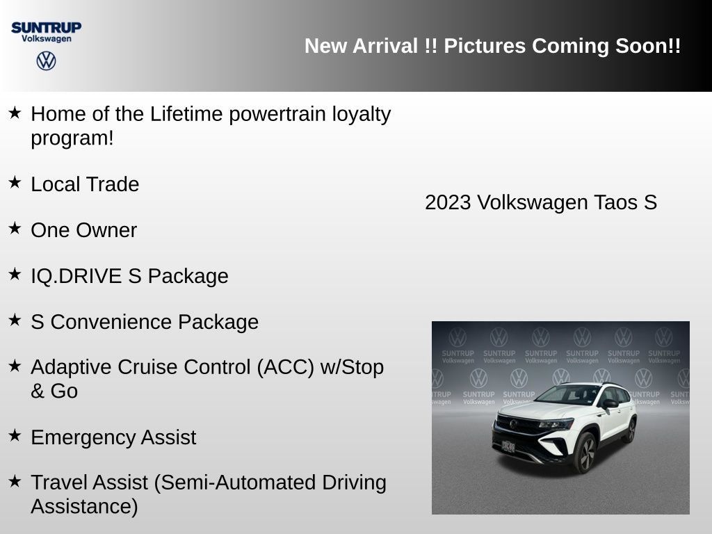 Used 2023 Volkswagen Taos S AWD/4WD image 5