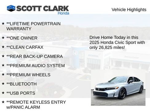 Used 2025 Honda Civic Sport image 11