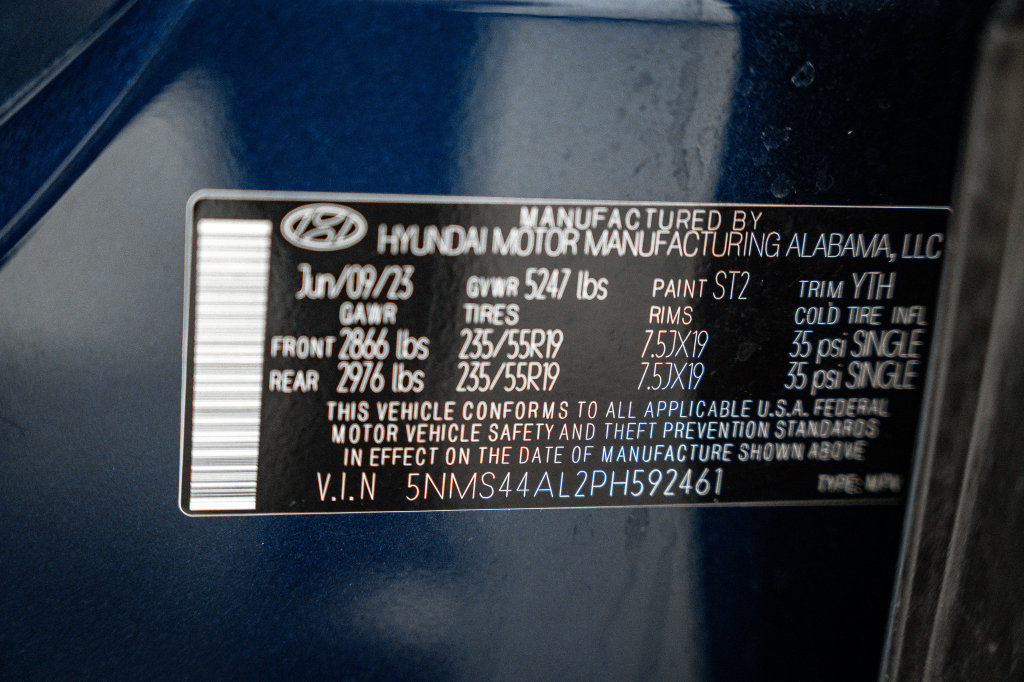 Certified 2023 Hyundai Santa Fe Limited w/ Cargo Package FWD image 39