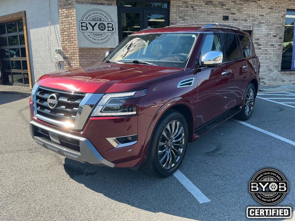 Used 2023 Nissan Armada Platinum w/ Captain's Chairs Package RWD image 1