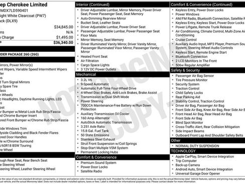 Used 2020 Jeep Cherokee Limited image 44