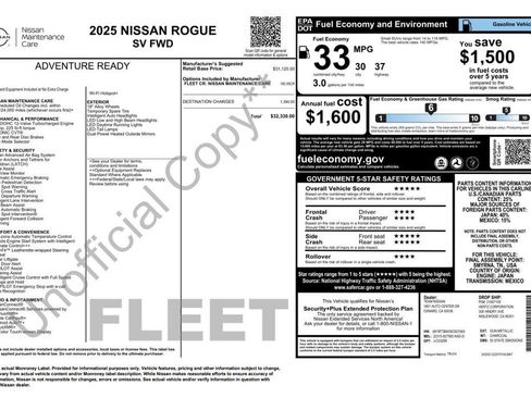 Used 2025 Nissan Rogue SV FWD image 2