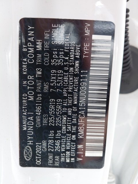 Used 2022 Hyundai Tucson SEL AWD/4WD image 5