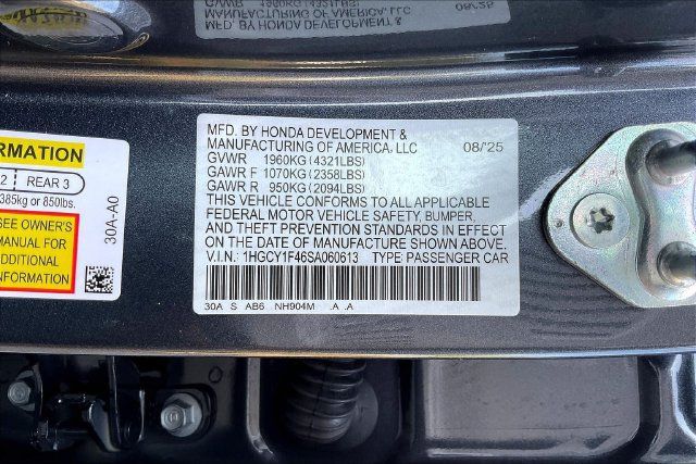 Certified 2025 Honda Accord SE image 21