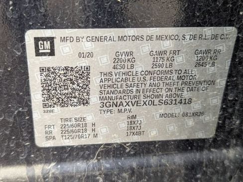 Used 2020 Chevrolet Equinox LT AWD/4WD image 19