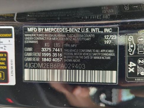 Certified 2023 Mercedes-Benz EQS 450+ 4MATIC SUV image 15