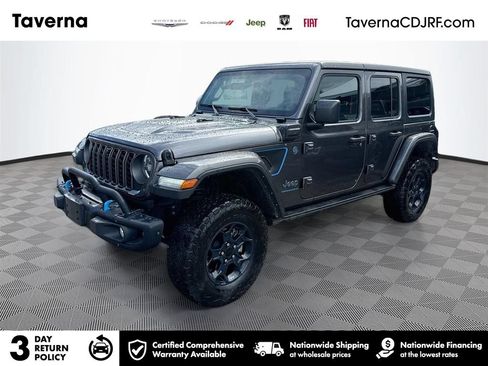 Used 2023 Jeep Wrangler Unlimited Rubicon 4xe AWD/4WD image 1