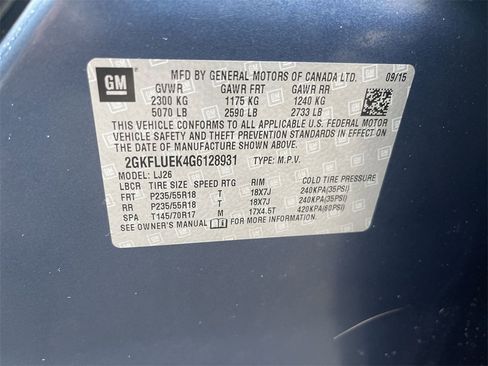 Used 2016 GMC Terrain SLT w/ Open Road Package image 33