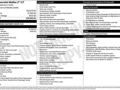 Used 2020 Chevrolet Malibu LT FWD image 5