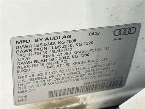 Certified 2022 Audi SQ5 Premium w/ Convenience Package AWD/4WD image 31