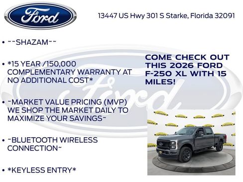 New 2026 Ford F250 XL w/ STX Appearance Package AWD/4WD image 5