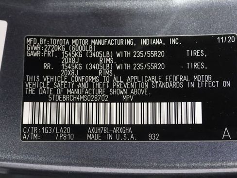 Used 2021 Toyota Highlander Platinum AWD/4WD image 31