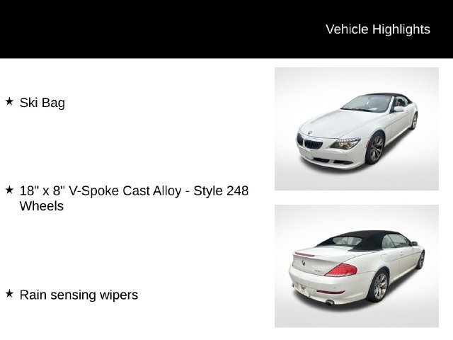 Used 2008 BMW 650i Convertible RWD image 16