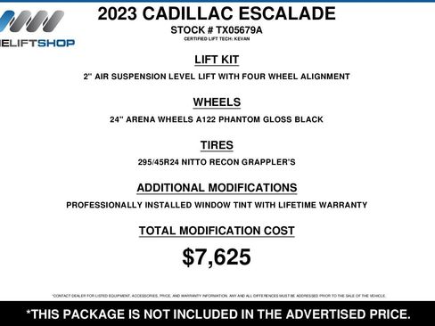 Used 2023 Cadillac Escalade Sport Platinum image 2