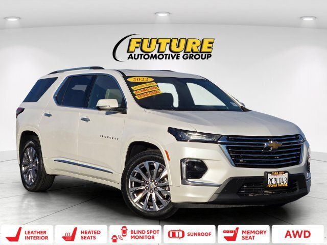 Used 2022 Chevrolet Traverse Premier w/ LPO, Floor Liner Package AWD/4WD image 1