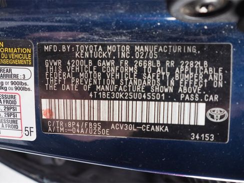 Used 2005 Toyota Camry LE image 6