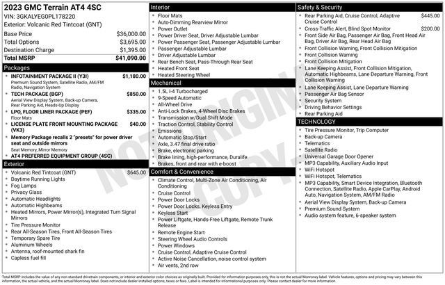 Used 2023 GMC Terrain AT4 w/ Infotainment Package II AWD/4WD image 26