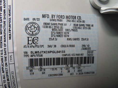 Used 2023 Lincoln Aviator Reserve w/ Equipment Group 201A image 62