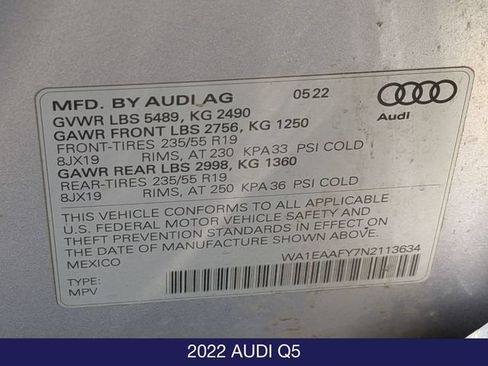Used 2022 Audi Q5 2.0T Premium Plus AWD/4WD image 30
