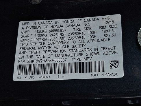 Used 2019 Honda CR-V EX-L image 26
