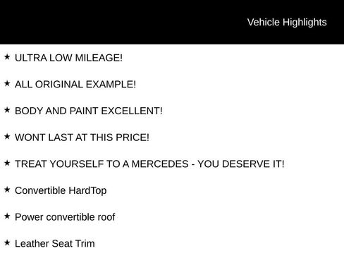 Used 2001 Mercedes-Benz SLK 230 SLK 230 image 5