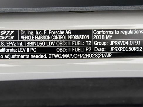 Used 2018 Porsche 911 GT3 image 8