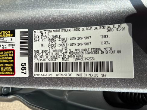 New 2026 Toyota Tacoma SR5 image 46