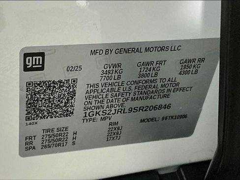 Used 2025 GMC Yukon XL Denali w/ Sun & Power Step Package AWD/4WD image 22