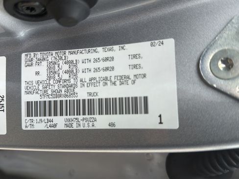 Used 2024 Toyota Tundra 1794 Edition AWD/4WD image 24