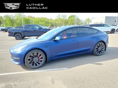 Used 2022 Tesla Model 3 Performance AWD/4WD image 1