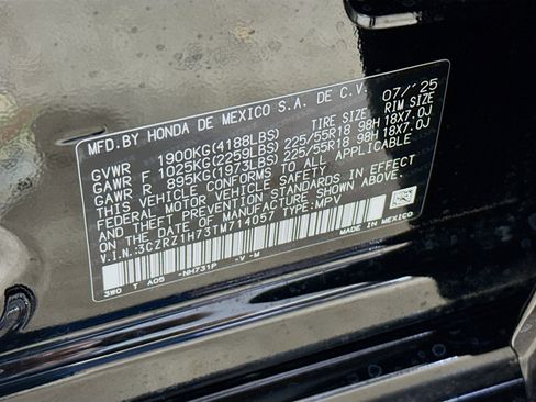 Certified 2026 Honda HR-V EX-L image 37