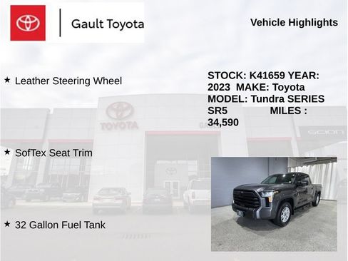 Certified 2023 Toyota Tundra SR5 w/ SR5 Premium Package AWD/4WD image 7