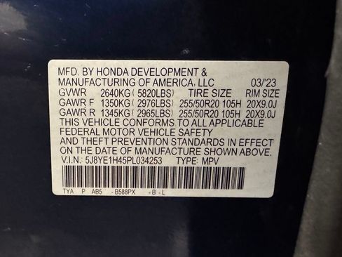 Certified 2023 Acura MDX SH-AWD w/ Technology Package image 11