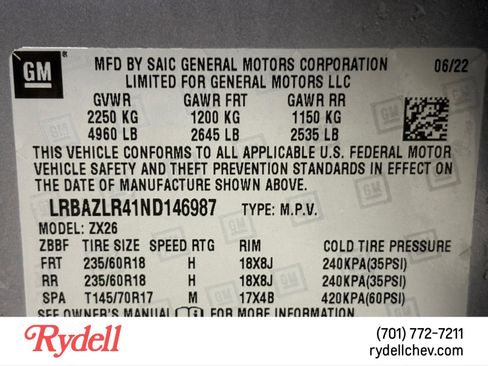 Used 2022 Buick Envision Preferred image 22