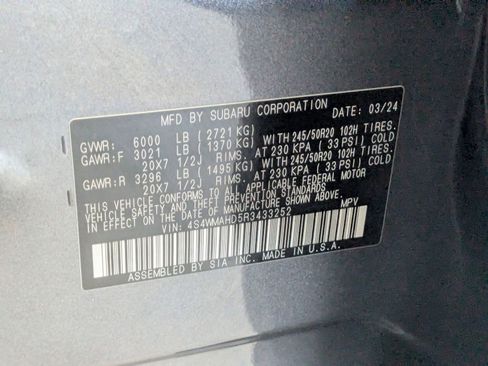 Certified 2024 Subaru Ascent Onyx Edition AWD/4WD image 30