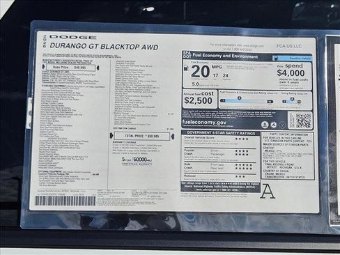 New 2026 Dodge Durango GT image 17