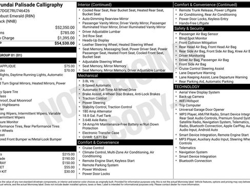 Certified 2024 Hyundai Palisade Calligraphy AWD/4WD image 35