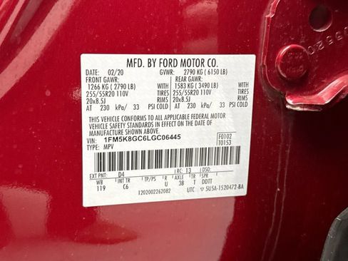 Used 2020 Ford Explorer ST w/ Premium Technology Package AWD/4WD image 11