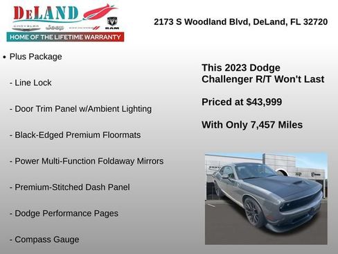 Used 2023 Dodge Challenger R/T w/ T/A Package RWD image 2