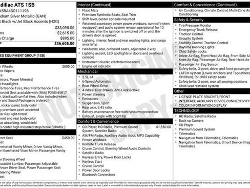 Used 2013 Cadillac ATS Sedan RWD image 31