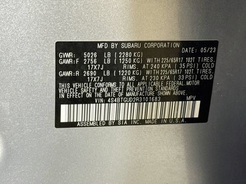 Used 2024 Subaru Outback Wilderness AWD/4WD image 42