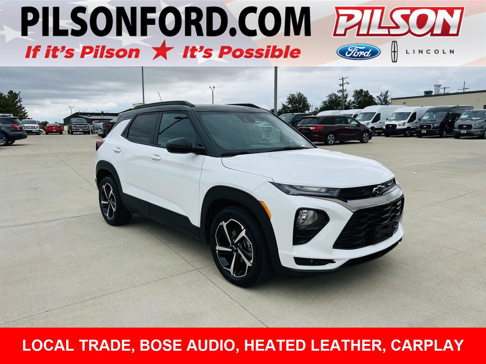 Used 2021 Chevrolet TrailBlazer RS w/ Technology Package FWD image 1