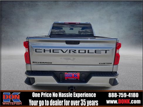 Used 2024 Chevrolet Silverado 1500 Custom w/ Turbomax Blackout Package AWD/4WD image 7