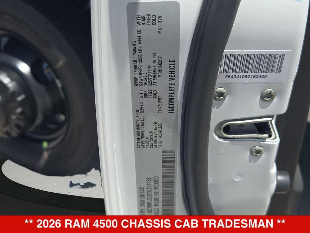 New 2026 RAM 4500 Tradesman AWD/4WD image 32