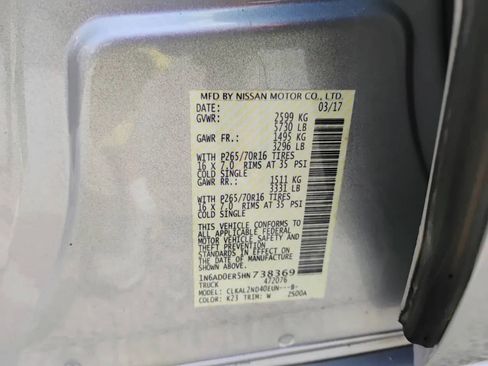 Used 2017 Nissan Frontier SV image 30