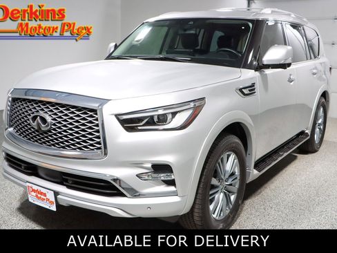 Used 2023 INFINITI QX80 Luxe w/ Cargo Package RWD image 1