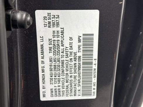 Used 2021 Honda Odyssey Touring image 23