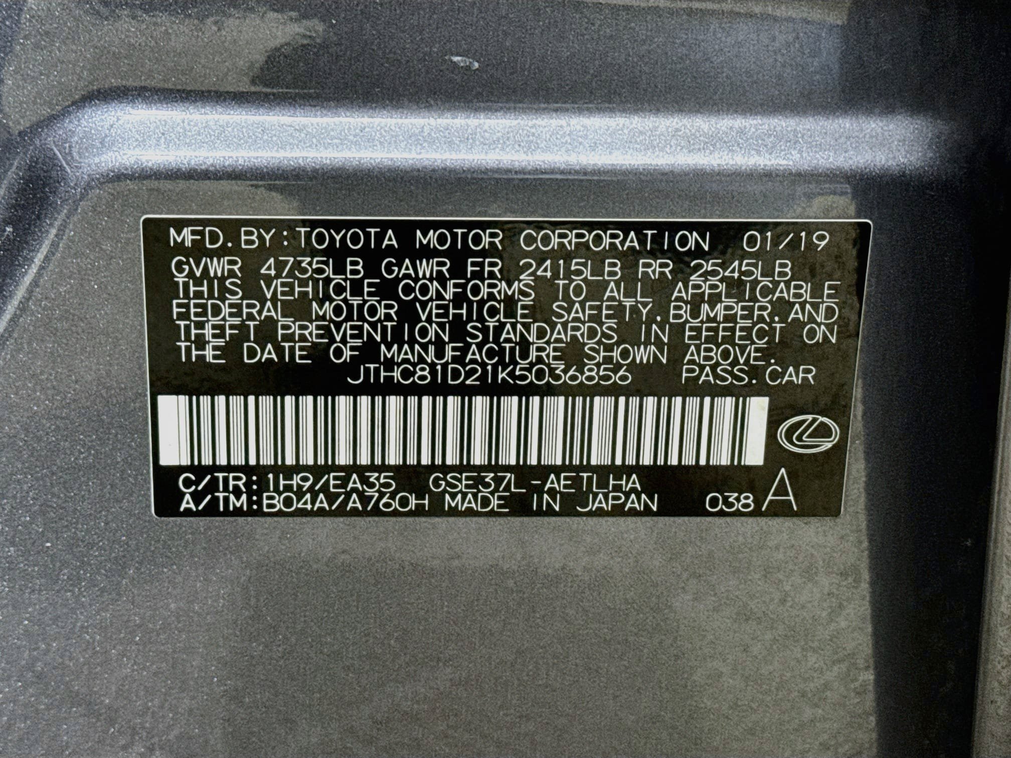 Used 2019 Lexus IS 300 F Sport w/ F Sport Package AWD/4WD image 32
