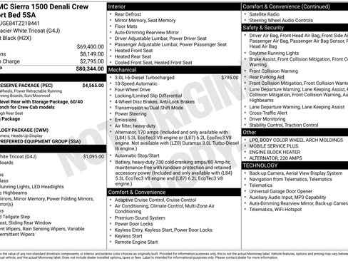 New 2026 GMC Sierra 1500 Denali w/ Denali Reserve Package AWD/4WD image 46