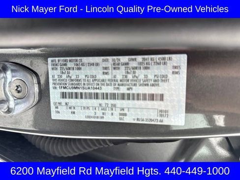 Certified 2025 Ford Escape ST-Line image 23